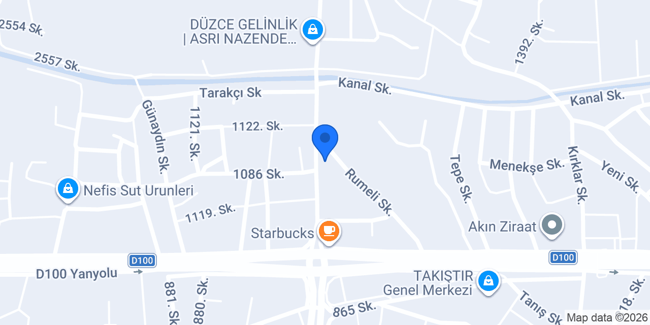 DÜZCE KAR YAPI SATIŞ OFİSİ konumu