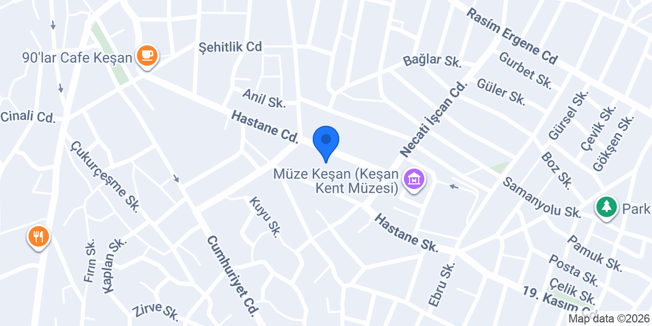 Icon Döner Keşan konumu