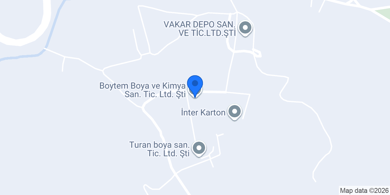 Boytem Boya ve Kimya San. Tic. Ltd. Şti. konumu