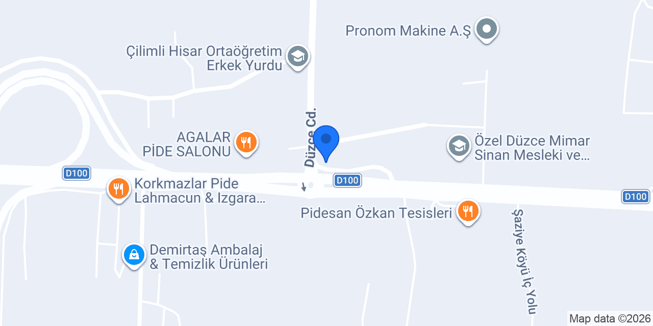 SEV DUŞ FABRİKA konumu