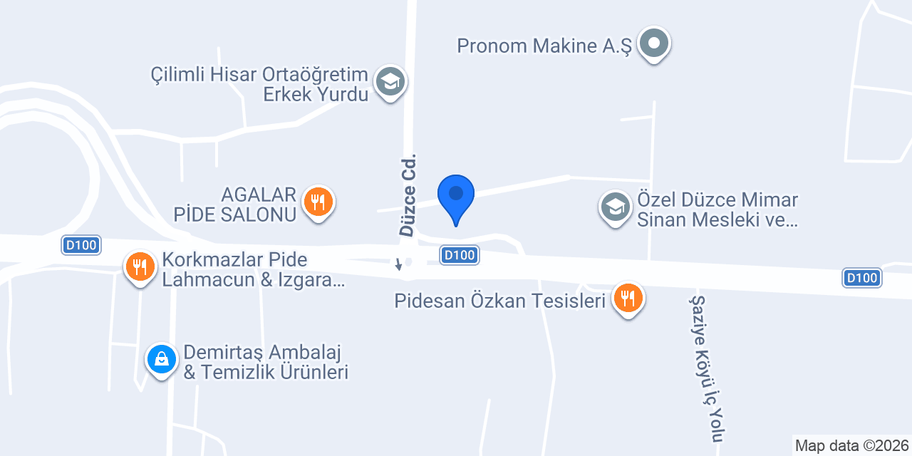 Çilimli Noterliği konumu