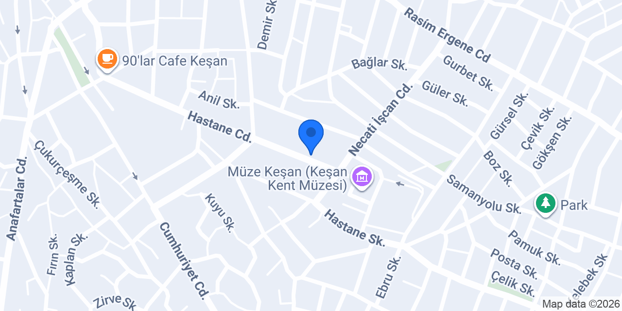 Keşan Pera Reklam konumu