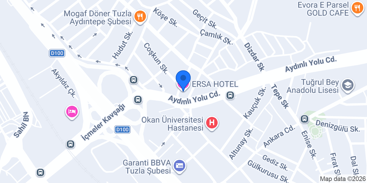 ERSA HOTEL konumu
