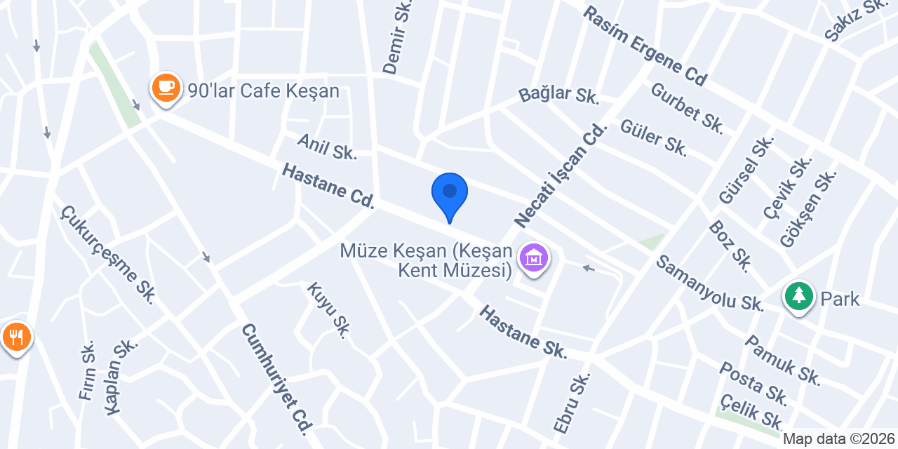 y'Erim Midye konumu