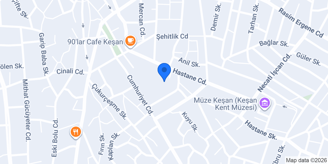 Keşan Lisesi konumu