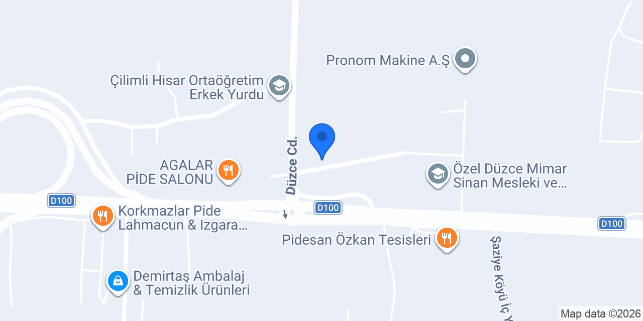 Çilimli sapak taksi KEMAL konumu