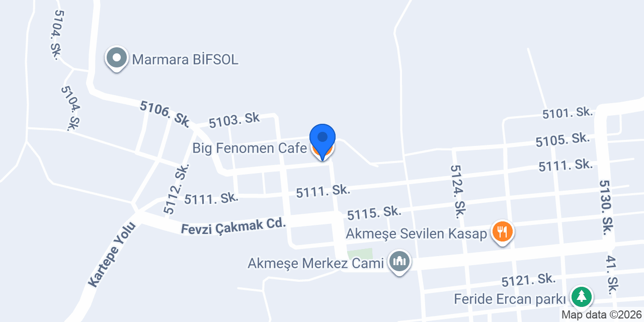 Big Fenomen Cafe konumu