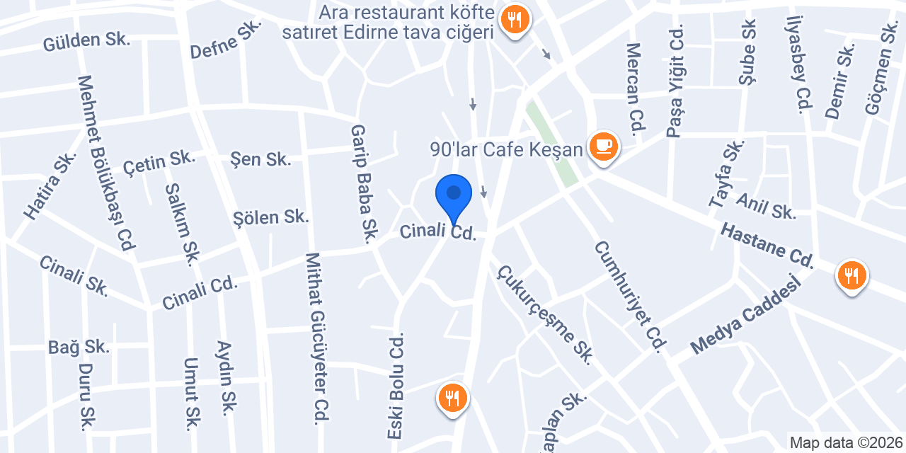 Stüdyo Bilir konumu