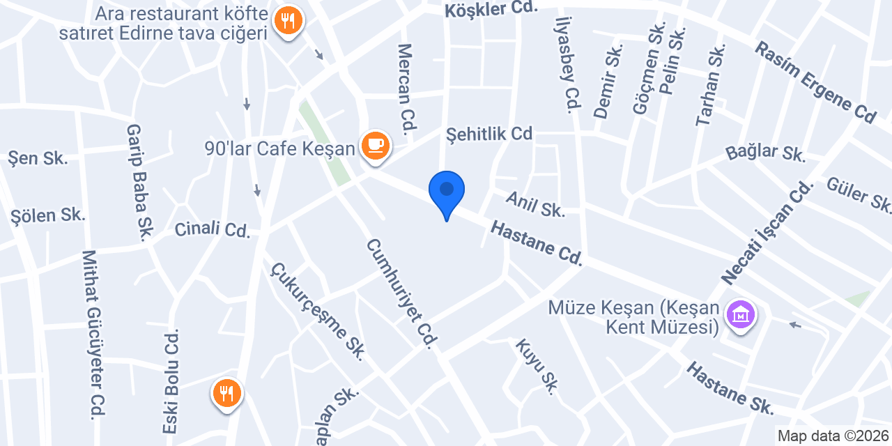 Selin Çiçek Evi konumu