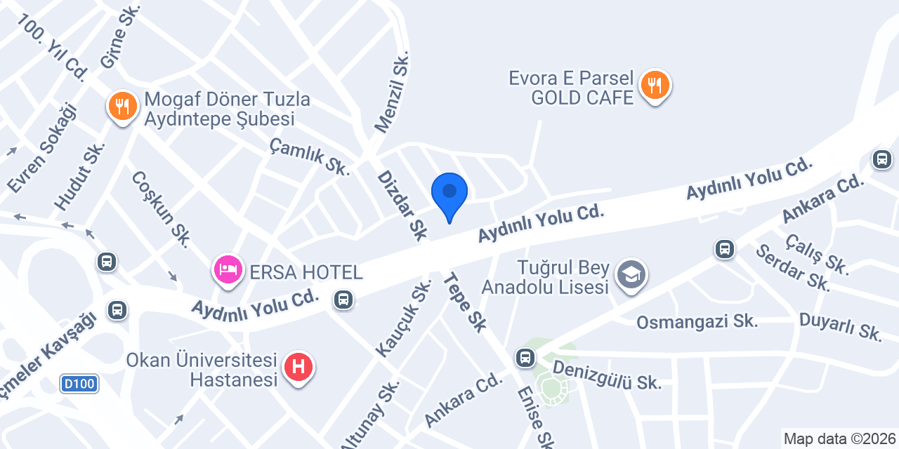 Handoor Çelik Kapı konumu