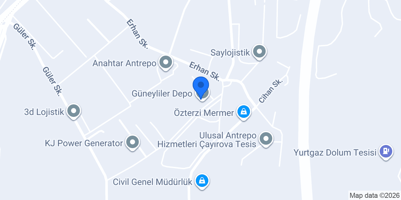 Güneyliler Depo konumu
