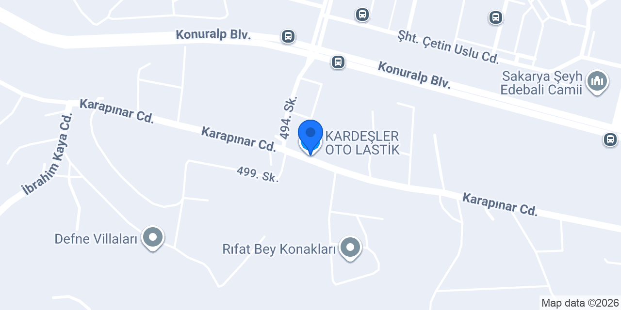 KARDEŞLER OTO LASTİK konumu