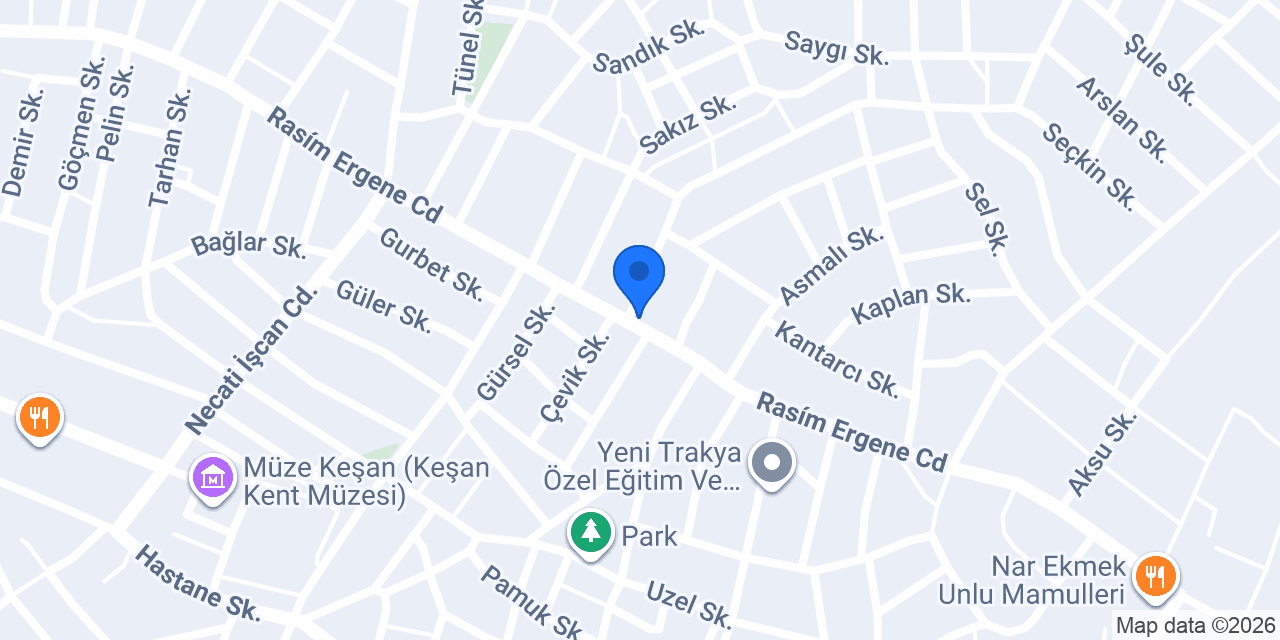 Keşan Park Taksi konumu