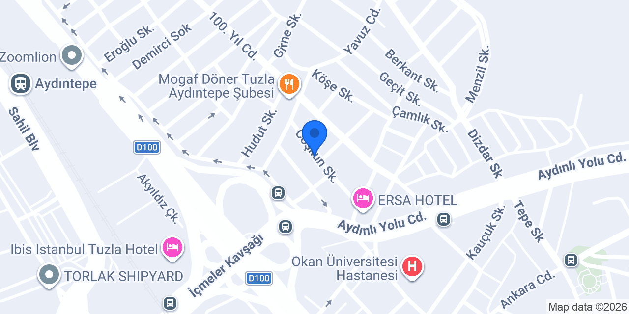 Kuaför Ercan konumu