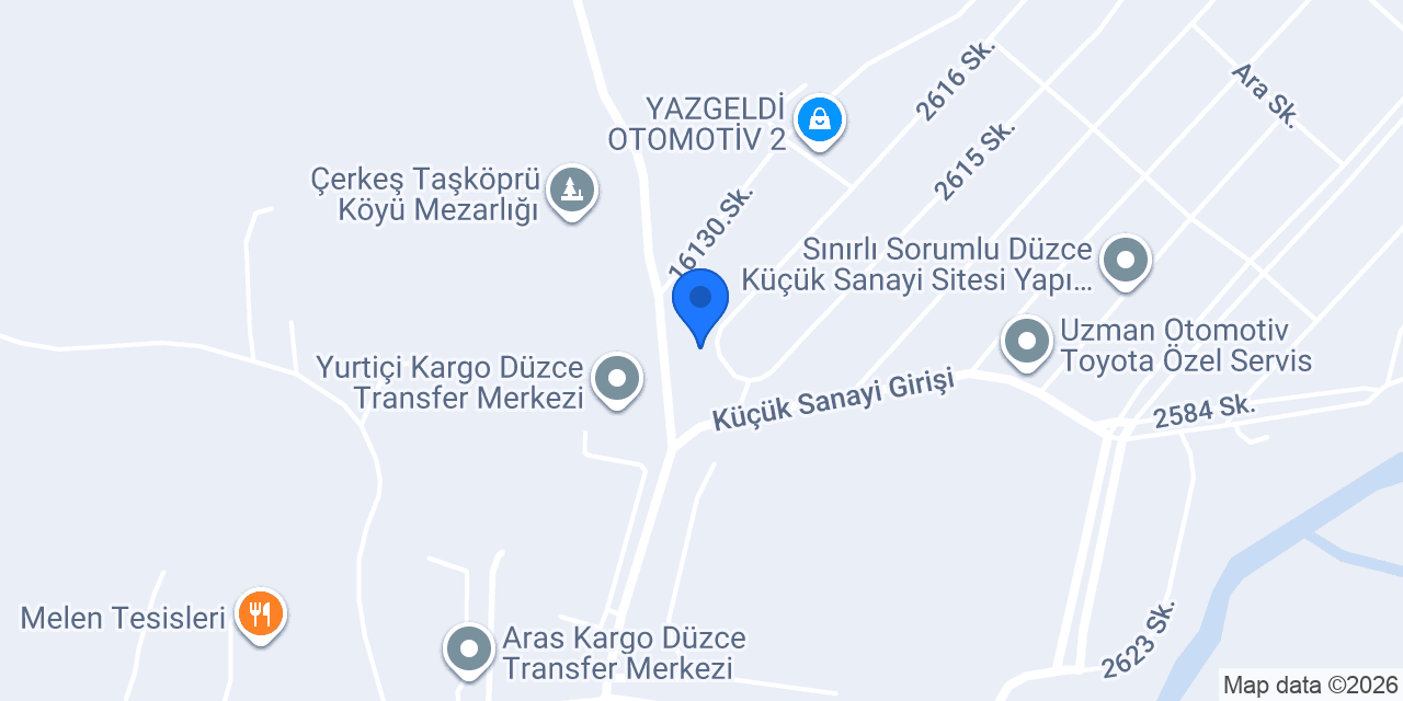 MD Otomotiv konumu