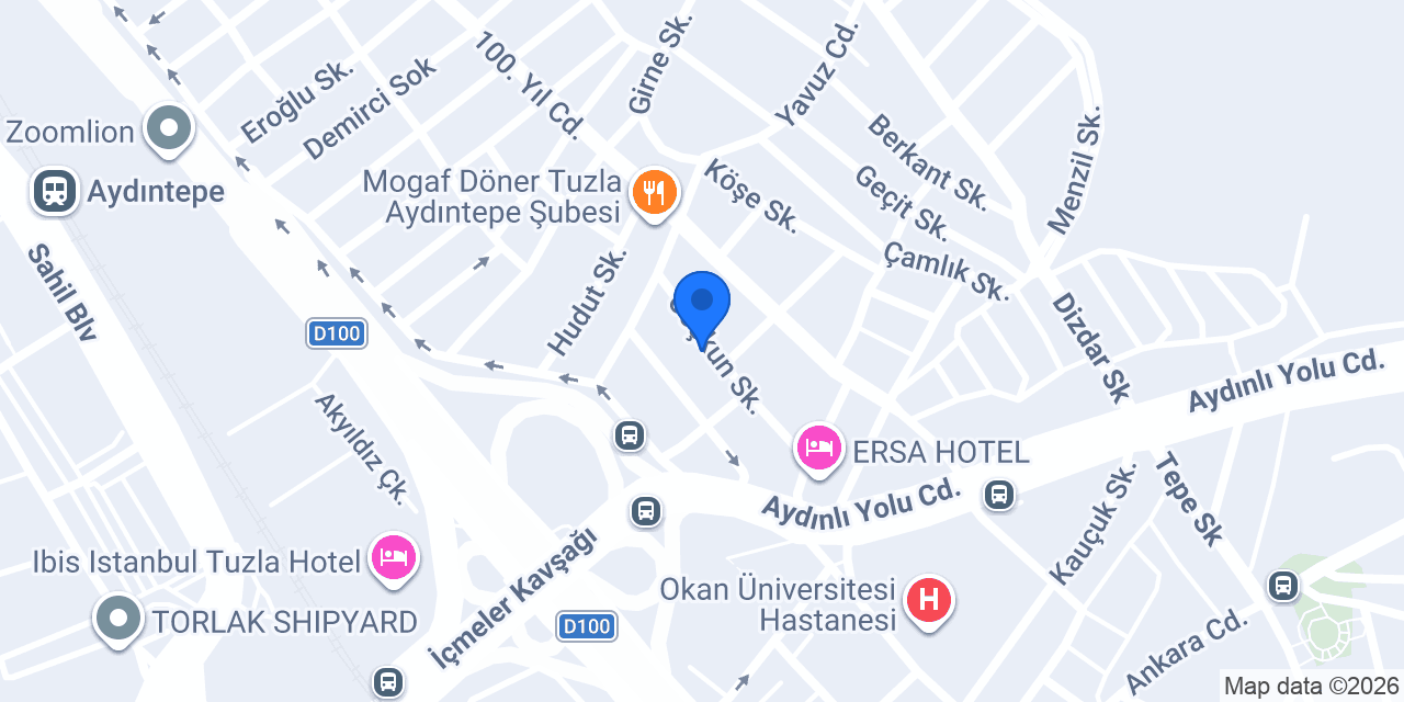 İş Elbiseleri konumu