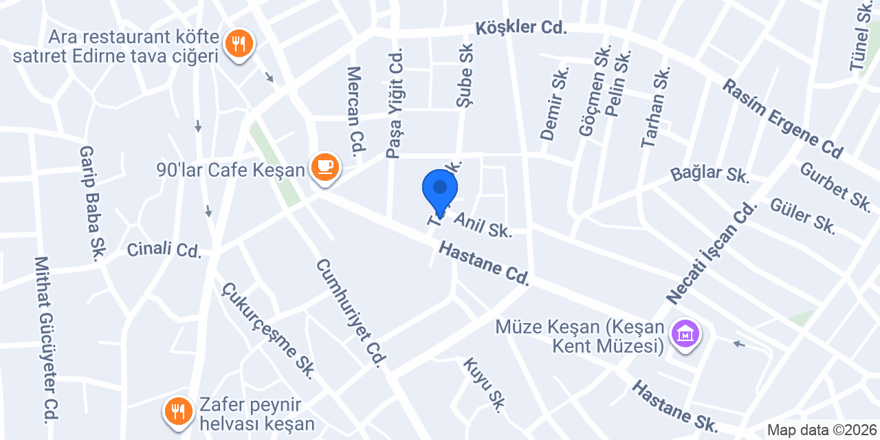 TAKITAK AKSEUSAR konumu