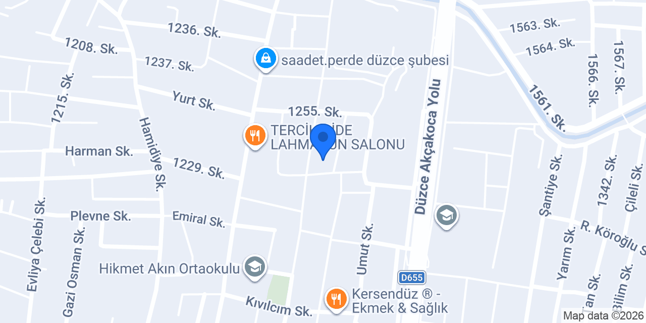Düzce 2 Nolu Aile Sağlık Merkezi konumu