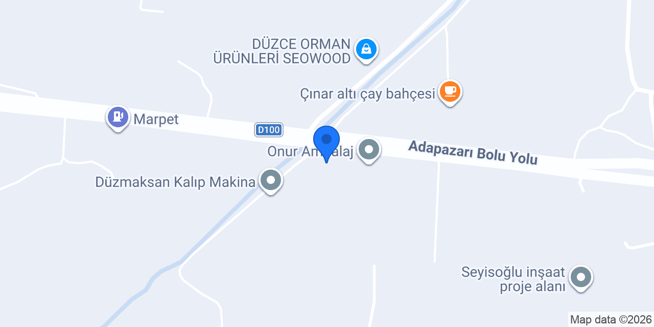 Çam Konfeksiyon Düzce Şubesi konumu