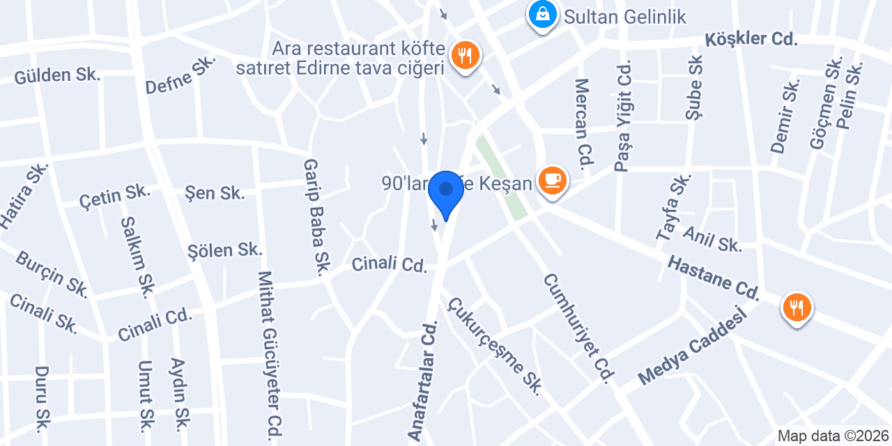 Keşan Can Turizm konumu