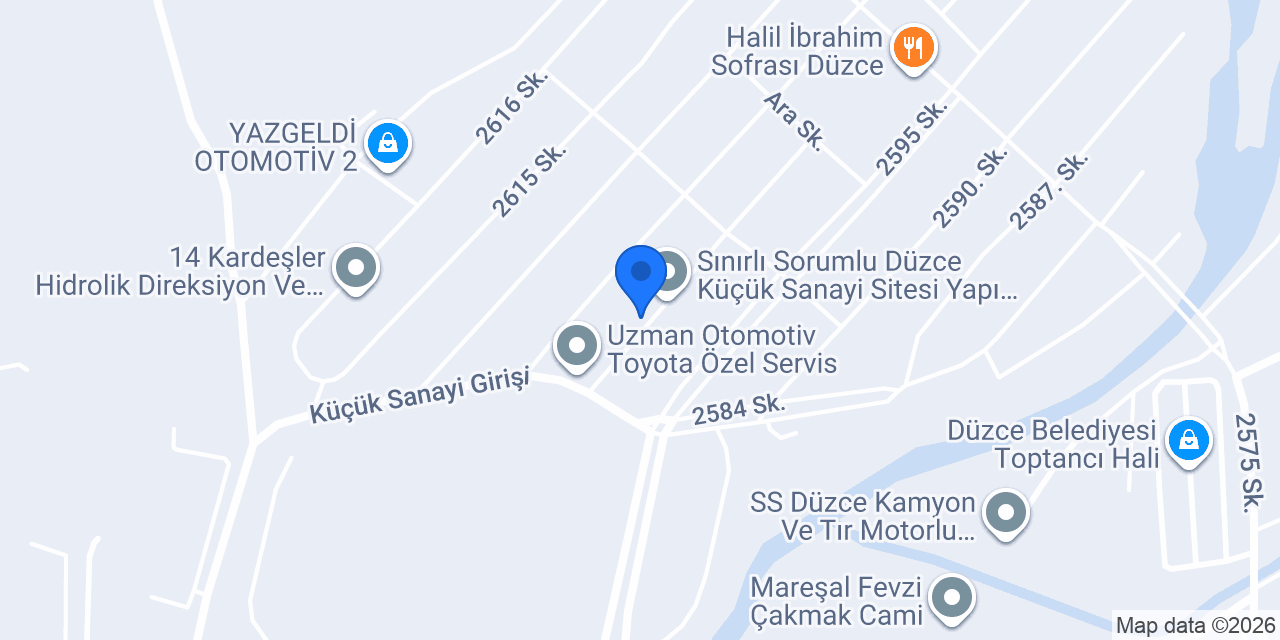 Köse Çelik Ltd. Şti. konumu