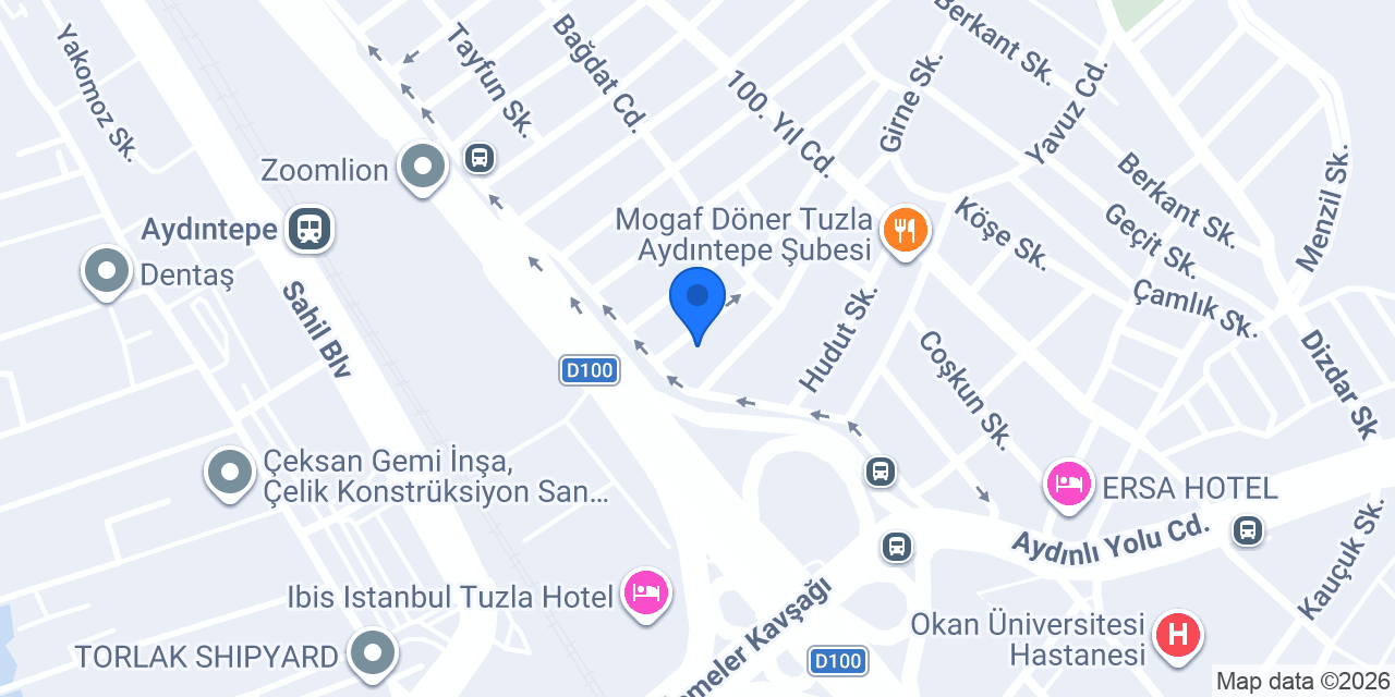 Erdil Sürücü Kursu konumu