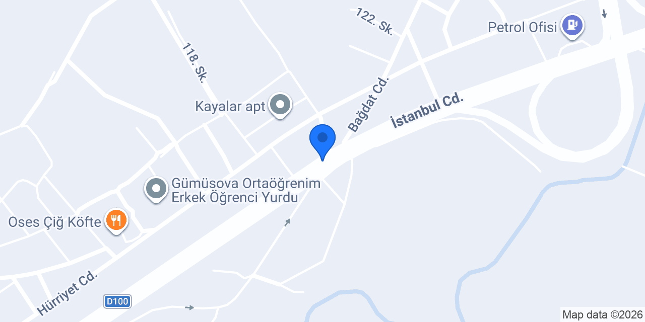 Yeşil çam köfte konumu