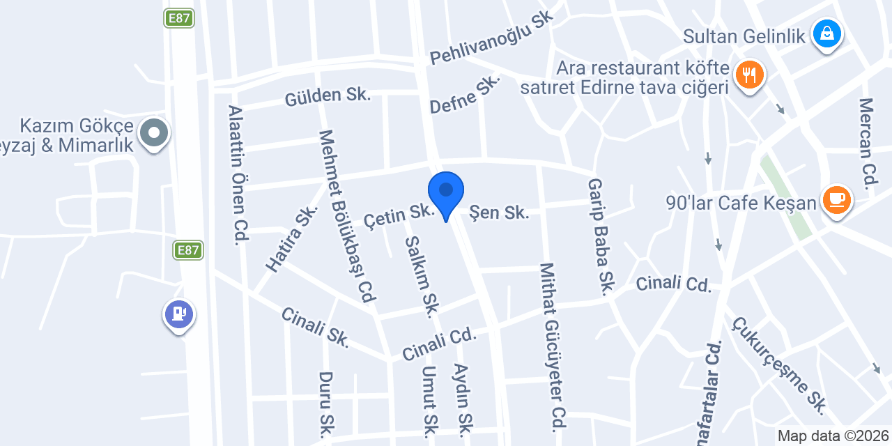 Kızıl Kasap konumu