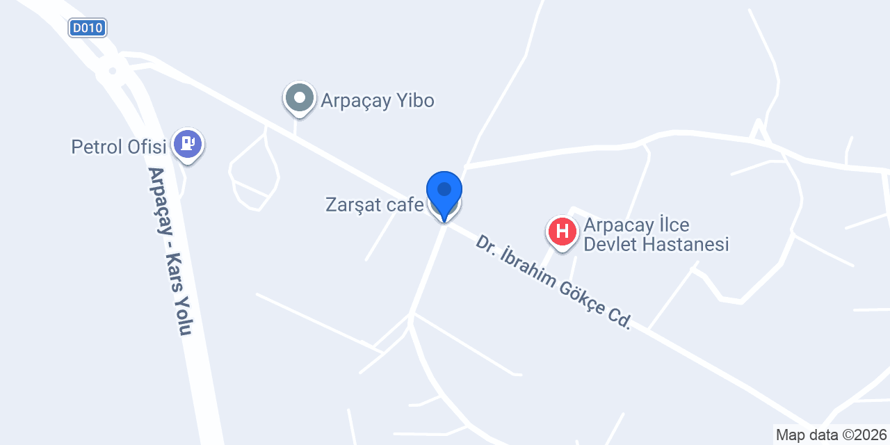 Zarşat cafe konumu
