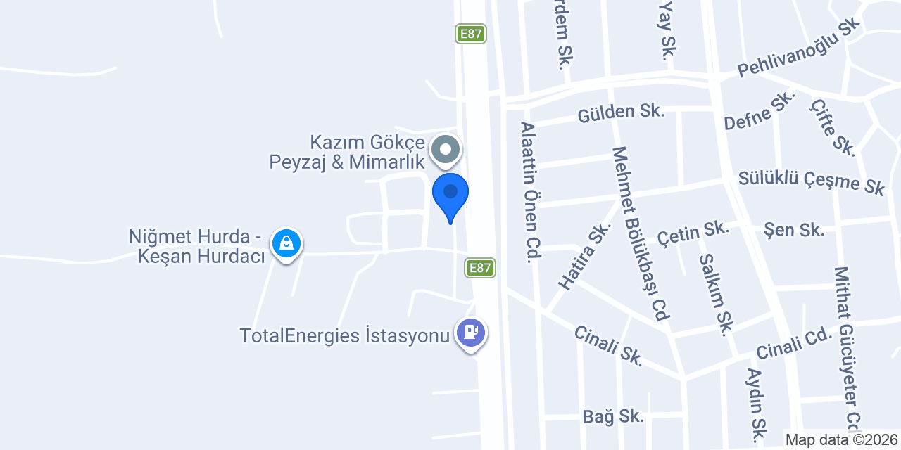 Niğmet Konteyner konumu