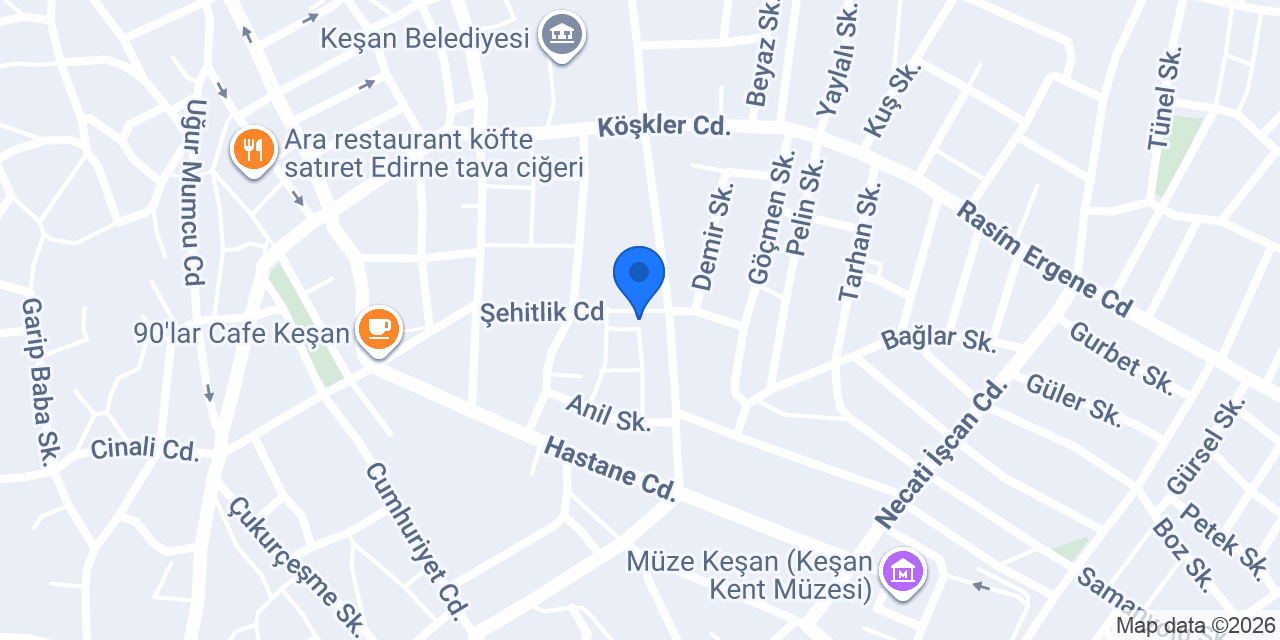 KAKTÜS FASTFOOD konumu