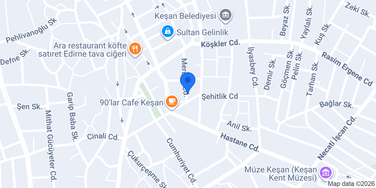 Neri Güzellik Merkezi konumu