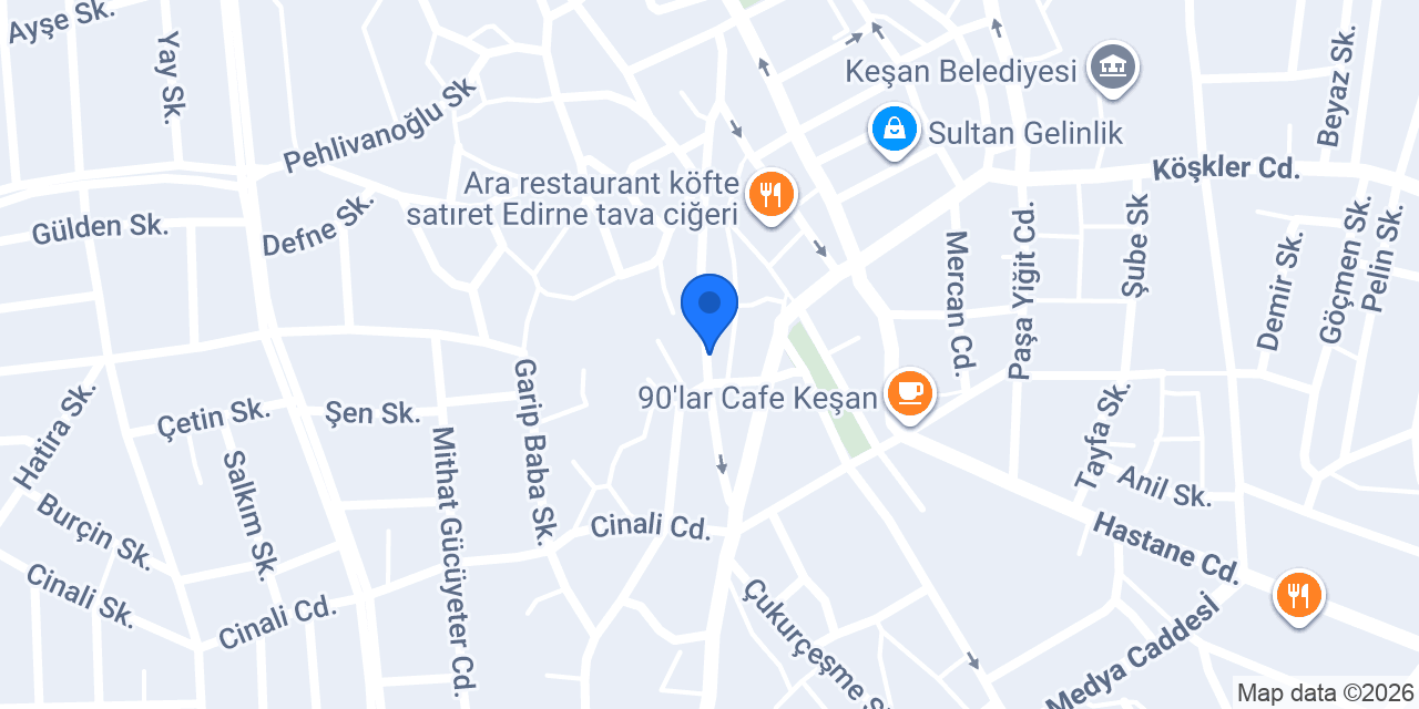 Keşan İşkembecisi konumu
