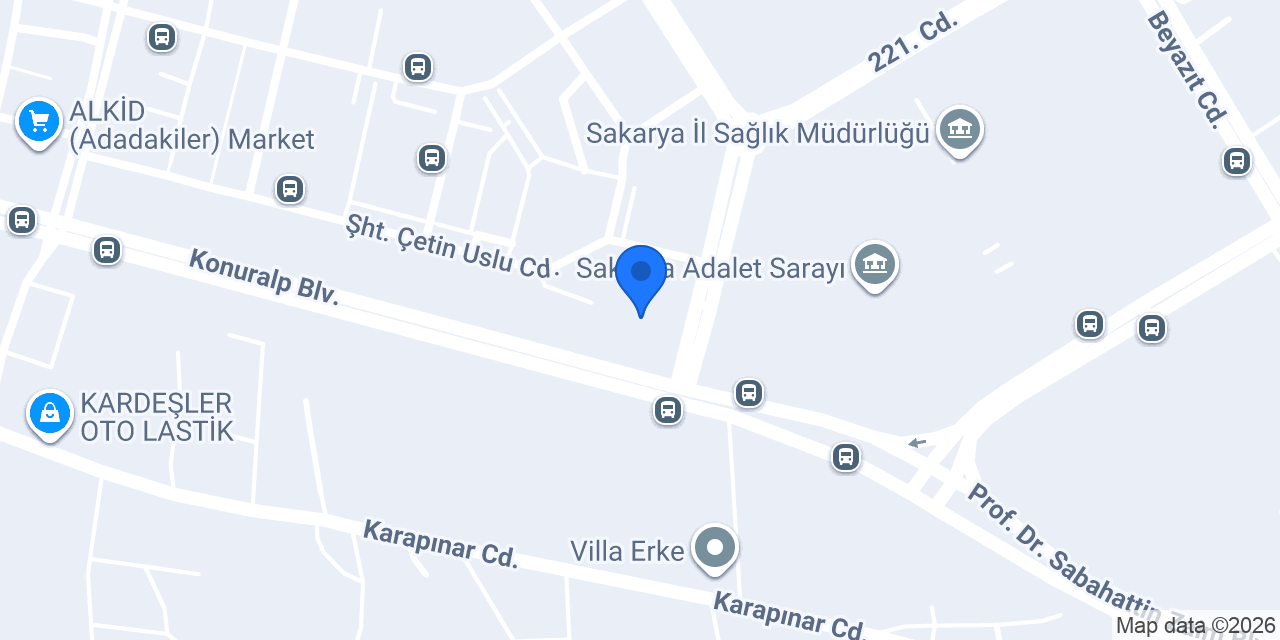 Sakarya Şeyh Edebali Camii konumu