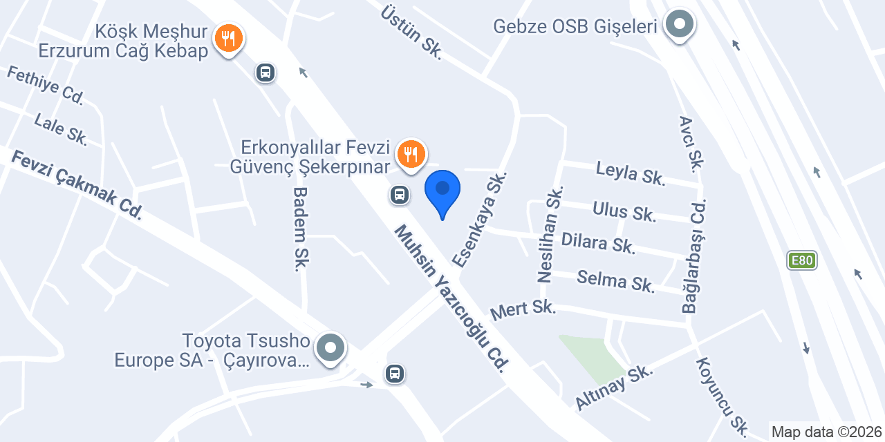 Ekşioğlu Turizm konumu