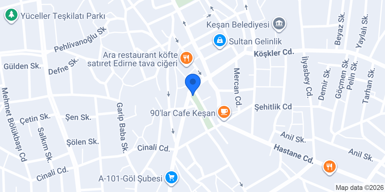 Site Balık Av Market konumu