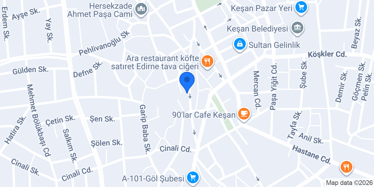 TAN RENT A CAR konumu