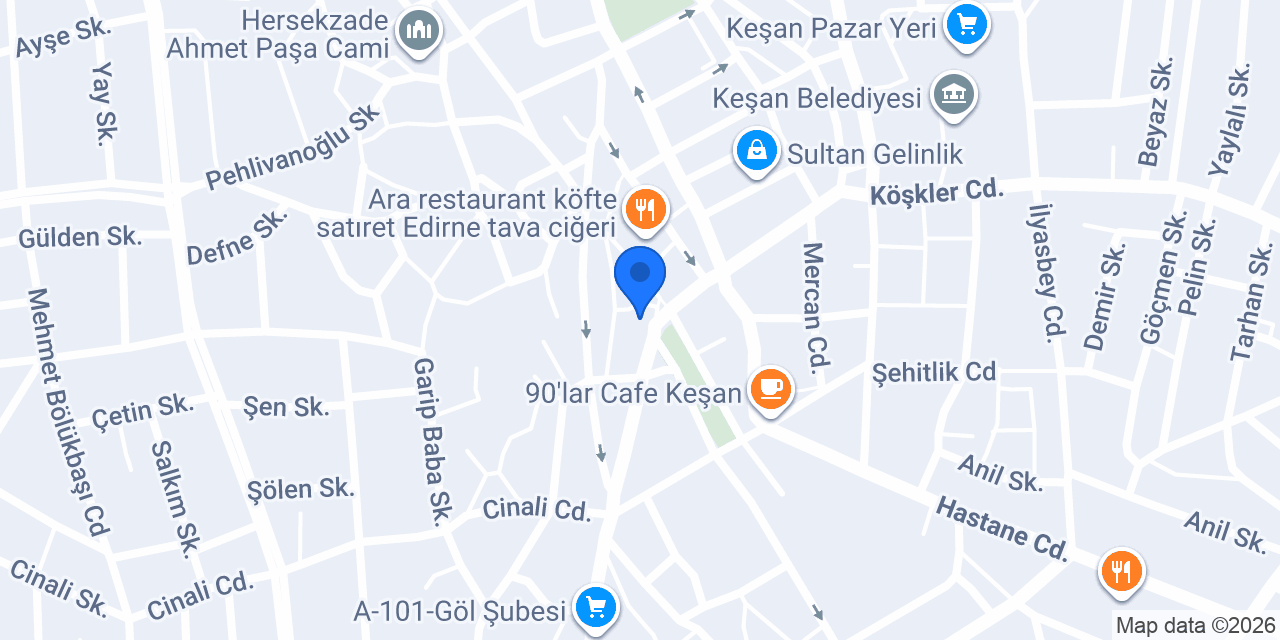 Hayat Eczanesi konumu