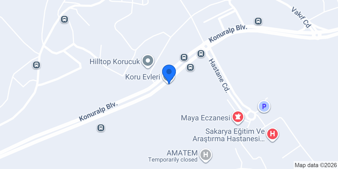 Koru Evleri konumu