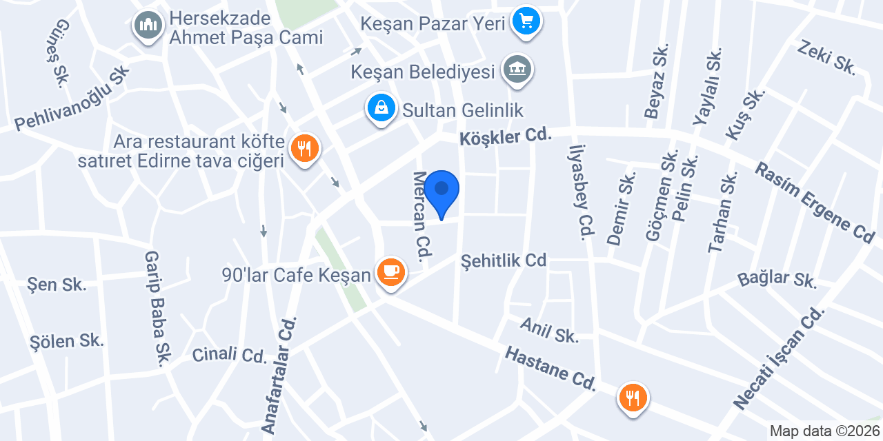 Prestige Kuafor (Erkek ) Keşan konumu