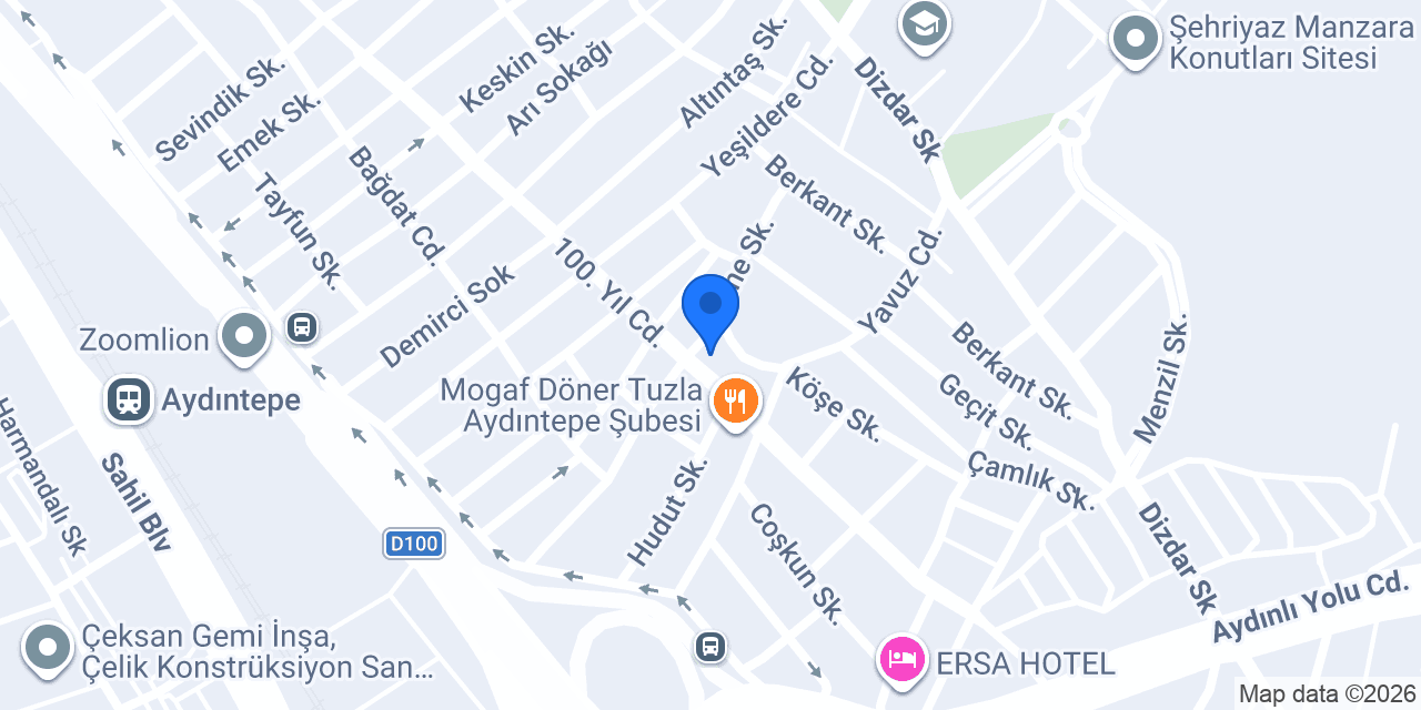 Tatlıbak Tuzla-6 Şubesi konumu