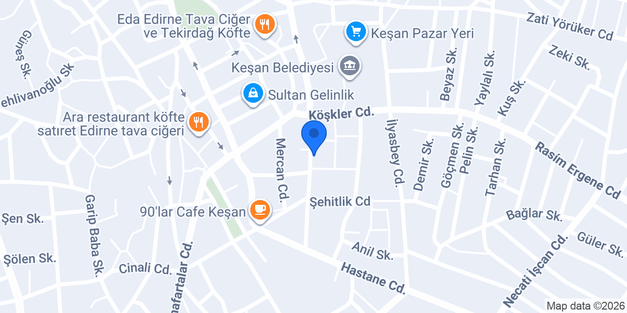 Çabuk Yapı Market konumu