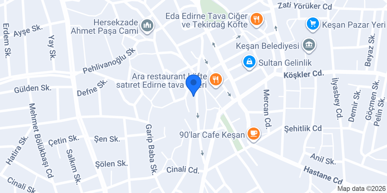 Eker Veteriner Polikliniği konumu