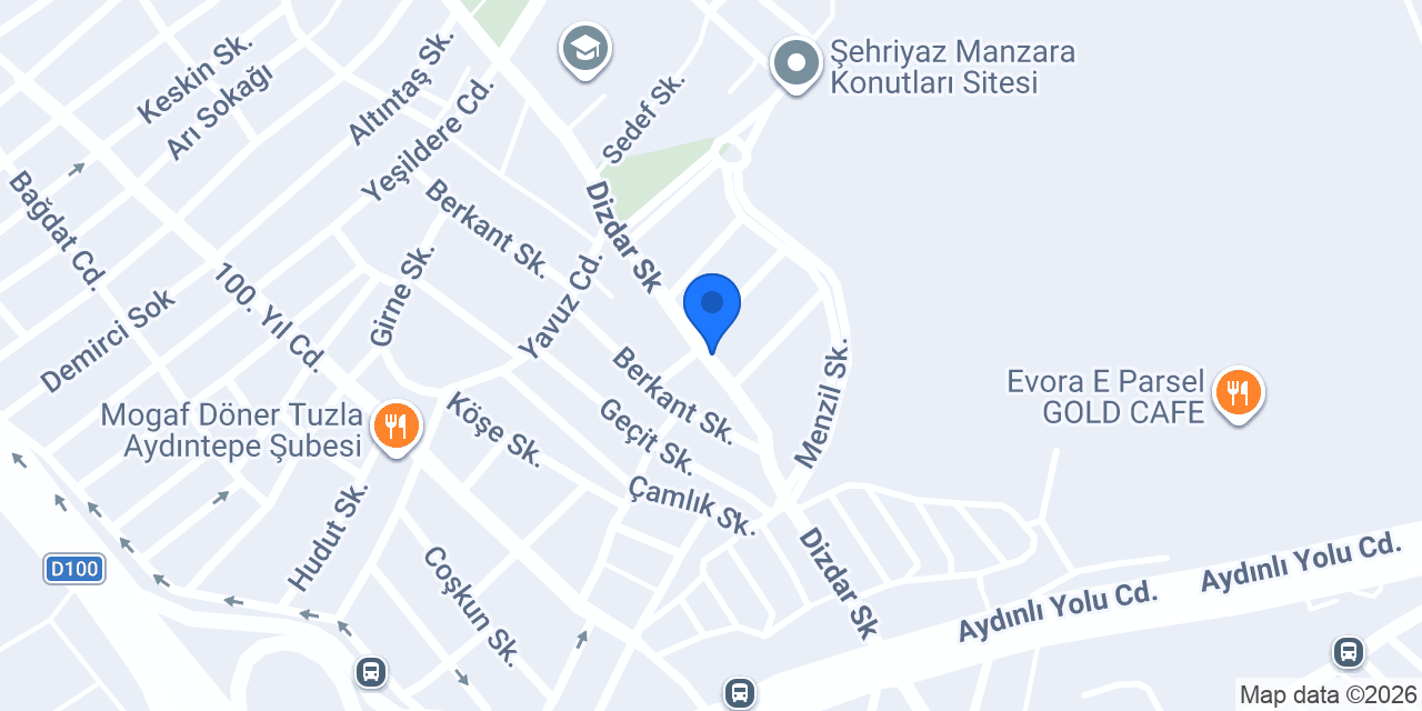 Doğrama Servisi konumu