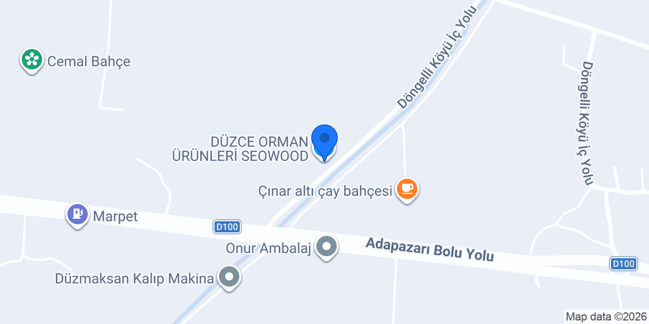 DÜZCE ORMAN ÜRÜNLERİ SEOWOOD konumu