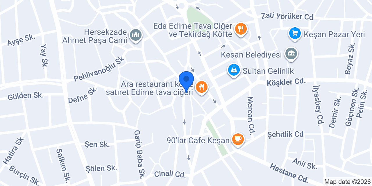 KEŞAN ISI & DOĞALGAZ konumu
