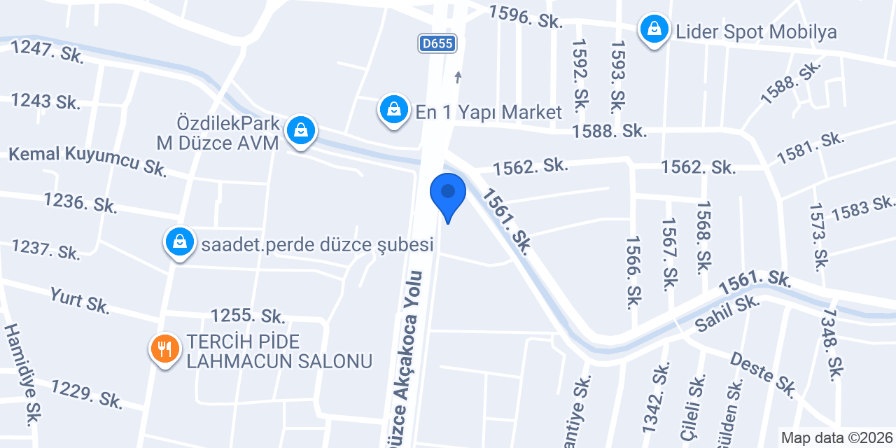 Çalıklar Yapı konumu