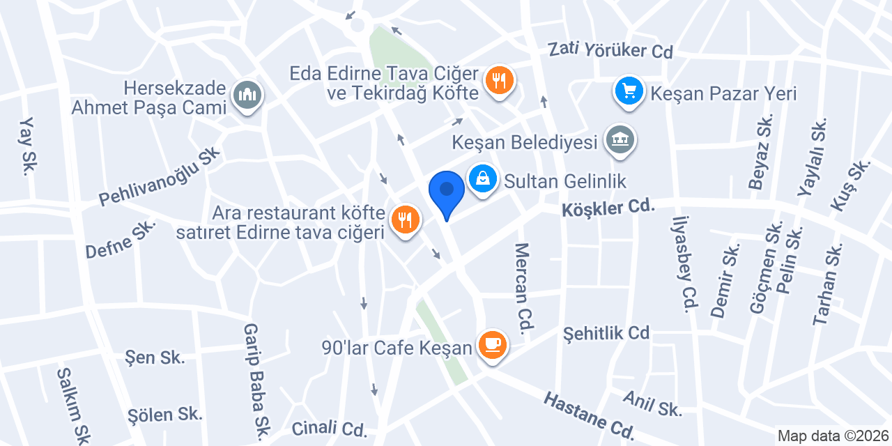 Çarşı Köftecisi konumu