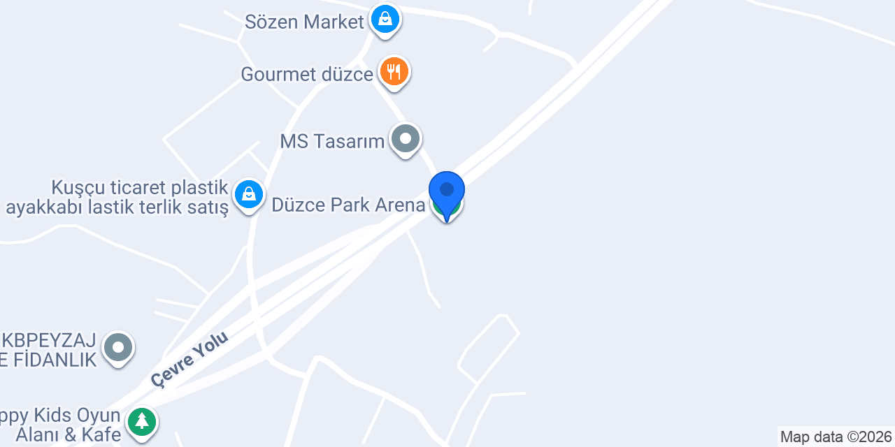 Düzce Park Arena konumu