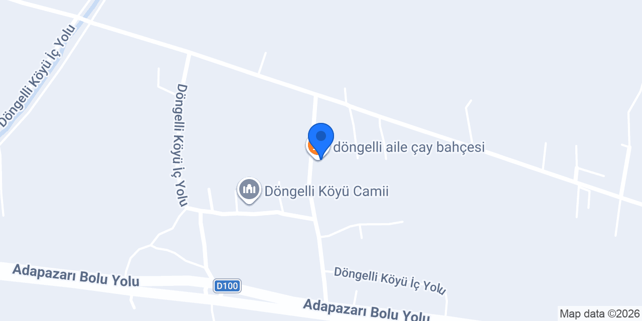 döngelli aile çay bahçesi konumu